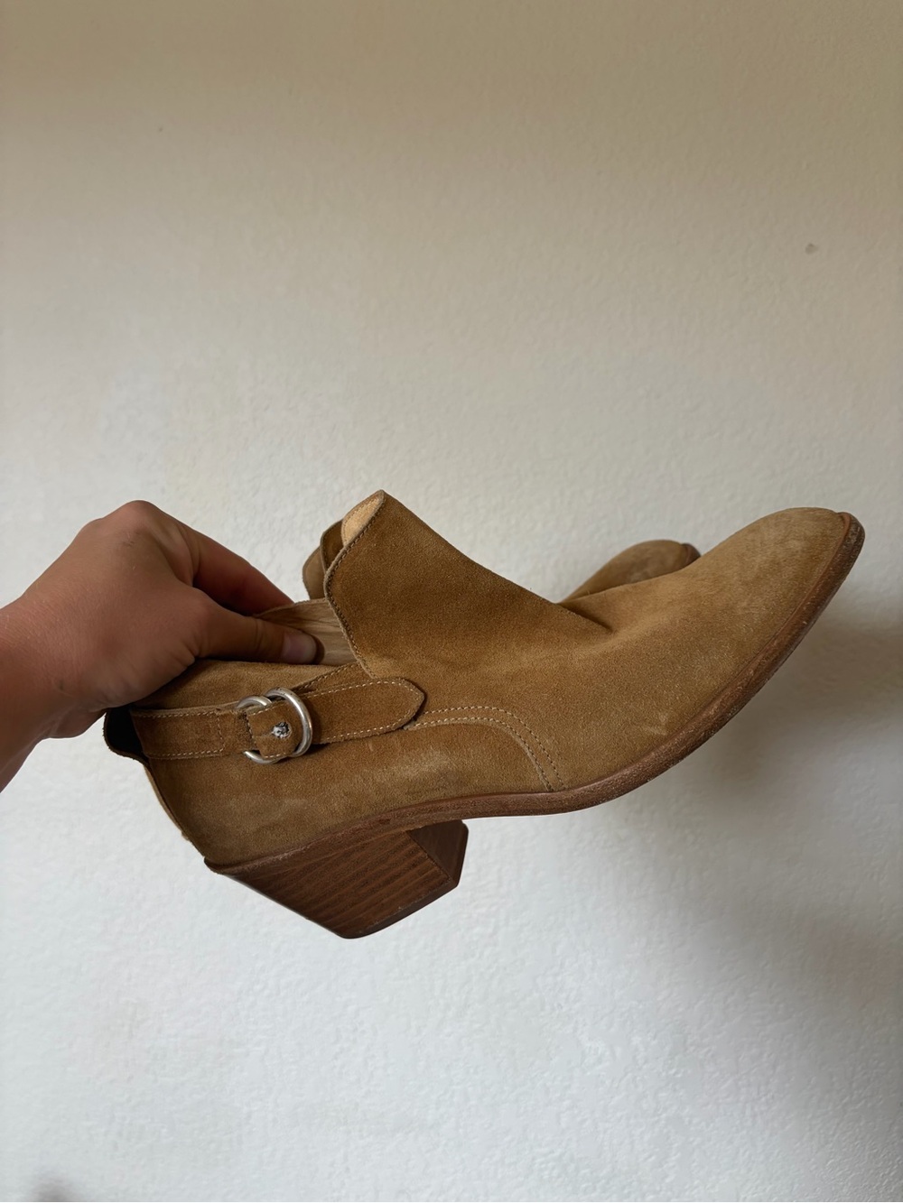 Rag & Bone Sullivan ankle boots 41/w10 Suede Ankle Bootie in Camel